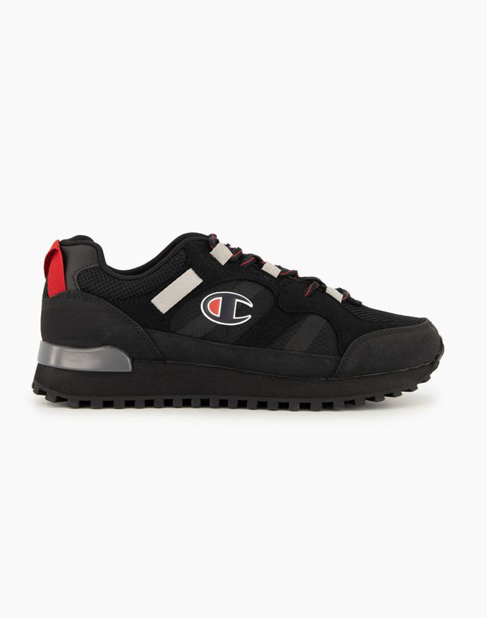 Champion Mens Sneakers NZ - C Logo Trekking Recycled Mesh Black ( 1709-RLMDK )